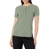 Wink Renew Women’s Mandarin Collar Tuck-in Scrub Top(Olive)