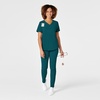 Wink Renew Women’s V-Neck Scrub Top, Caribbean Blue, S