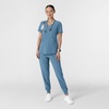 Wink Renew Women’s V-Neck Scrub Top(Pacific Blue)