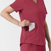 Wink Renew Women’s V-Neck Scrub Top(Ruby)