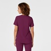 Wink Renew Women’s V-Neck Scrub Top(Wine)