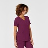 Wink Renew Women’s V-Neck Scrub Top(Wine)