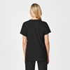 Wink W123 Maternity V-Neck Scrub Top(Black)