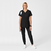 Wink W123 Maternity V-Neck Scrub Top(Black)