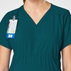 Wink W123 Maternity V-Neck Scrub Top(Caribbean Blue)