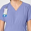 Wink W123 Maternity V-Neck Scrub Top(Ceil Blue)