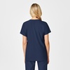 Wink W123 Maternity V-Neck Scrub Top(Navy)