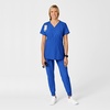 Wink W123 Maternity V-Neck Scrub Top(Royal)
