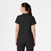 Wink W123 Women’s Collar Scrub Top(Black)