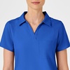 Wink W123 Women’s Collar Scrub Top(Royal)