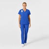 Wink W123 Women’s Stylized V-Neck Scrub Top(Royal)