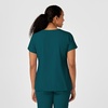 Wink W123 Women’s Y-Neck Wrap Scrub Top(Caribbean Blue)