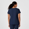 Wink W123 Women’s Y-Neck Wrap Scrub Top(Navy)