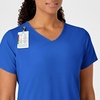 Wink W123 Women’s Y-Neck Wrap Scrub Top(Royal)