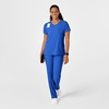 Wink W123 Women’s Y-Neck Wrap Scrub Top(Royal)