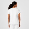 Wink W123 Women’s Y-Neck Wrap Scrub Top(White)