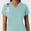 Wink Women’s Women’s 2-Pocket Scrub Top(Coastal Blue)