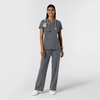 Wink Women’s Women’s 2-Pocket Scrub Top(Pewter)