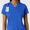 Wink Women’s Women’s 2-Pocket Scrub Top(Royal)