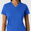 Wink Women’s Women’s 2-Pocket Scrub Top(Royal)