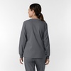 Wink Women’s Women’s Classic Long Sleeve Scrub Tee(Pewter)