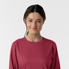 Wink Women’s Women’s Classic Long Sleeve Scrub Tee(Ruby)