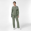 Wink Women’s Women’s Classic Long Sleeve Scrub Tee(Sage)