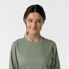 Wink Women’s Women’s Classic Long Sleeve Scrub Tee(Sage)