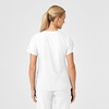 Wink Women’s Women’s Stylized V-Neck Top(White)