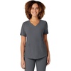 WonderWink RENEW Women’s V-Neck Scrub Top, Pewter, XS