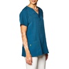 WonderWink Women’s Four Way Stretch Sporty V-Neck Top, Caribbean, X-Large