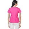 WonderWink Women’s Scrubs Charlie 5 Pocket Y-Neck Wrap Top, Hot Pink, XX-Large