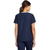 WonderWink Women’s Scrubs Charlie 5 Pocket Y-Neck Wrap Top, Navy, Small