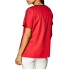 WonderWink Women’s Scrubs Charlie 5 Pocket Y-Neck Wrap Top, Red, Small