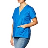WonderWink Women’s Scrubs Charlie 5 Pocket Y-Neck Wrap Top, Royal, Medium
