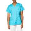 WonderWink Women’s Wonderflex Verity Scrub Top, Aqua, Large