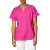 WonderWink Women’s Wonderflex Verity Scrub Top, Hot Pink, Small