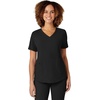 WonderWink womens Renew Women’s V-neck Top Medical Scrubs, Black, XX-Large US