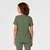 WonderWink womens Renew Women’s V-neck Top Medical Scrubs, Olive, Small US