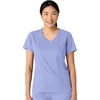 Wink Boundless Women’s 2-Pocket V-Neck Scrub Top(Ceil Blue)