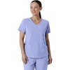 Wink Renew Women’s V-Neck Scrub Top, Ceil Blue, XL