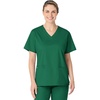 Wink WonderWORK Women’s V-Neck Scrub Top, Hunter, XS