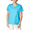 WonderWink Women’s Wonderflex Patience Scrub Top, Aqua, Large