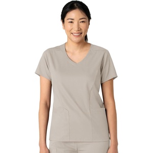 Wink Boundless Women’s 2-Pocket V-Neck Scrub Top(Cloud)