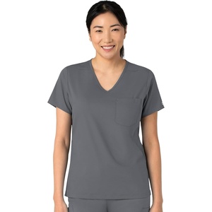 Wink Boundless Women’s Tuck-in Scrub Top(Pewter)