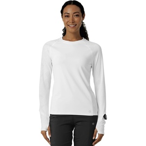 Wink Layers Women’s Engineered Underscrub Tee(White)