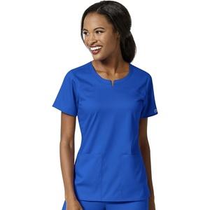 Wink PRO Women’s 4 Pocket Notch Neck Scrub Top(Royal)