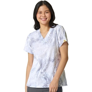 Wink Women’s Scrub Top(Cool Marble)