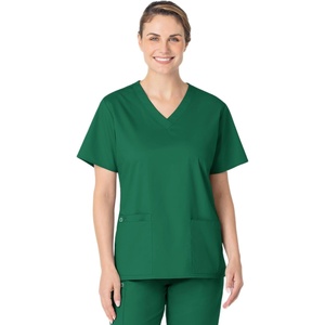 Wink WonderWORK Women’s V-Neck Scrub Top, Hunter, 3XL