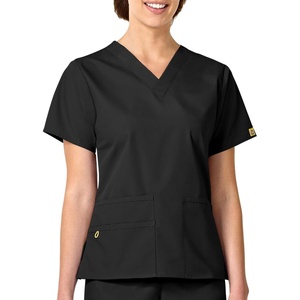 WonderWink Women’s Origins Bravo V-Neck Top(Black)